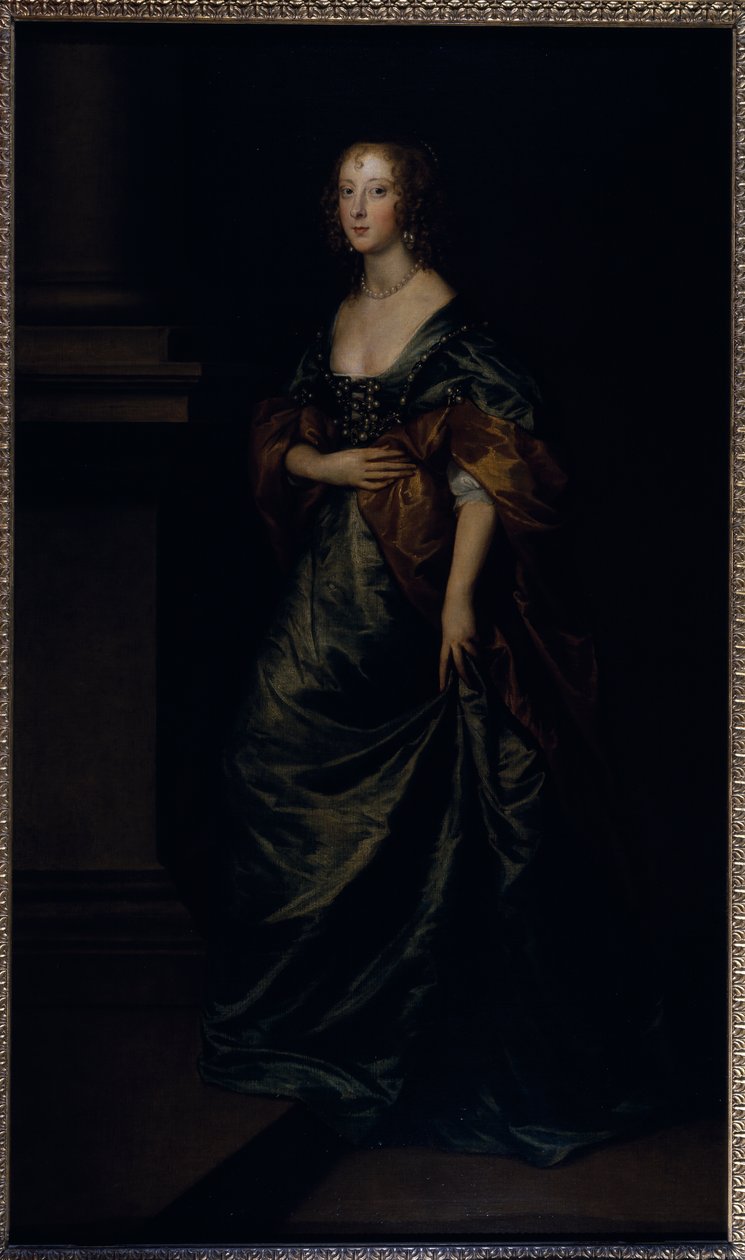 デボンシャー伯爵夫人エリザベス・セシルの肖像 1639年頃（油彩・キャンバス 作： アンソニー・ヴァン・ダイク