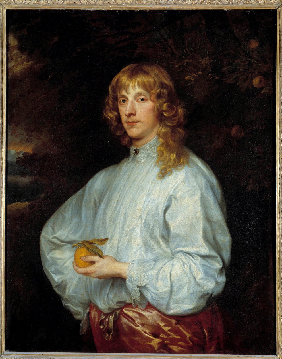 Porträt von James Stuart, Herzog von Lennox und später Herzog von Richmond (1612-1655) mit dem goldenen Apfel von Paris von Anthony van Dyck