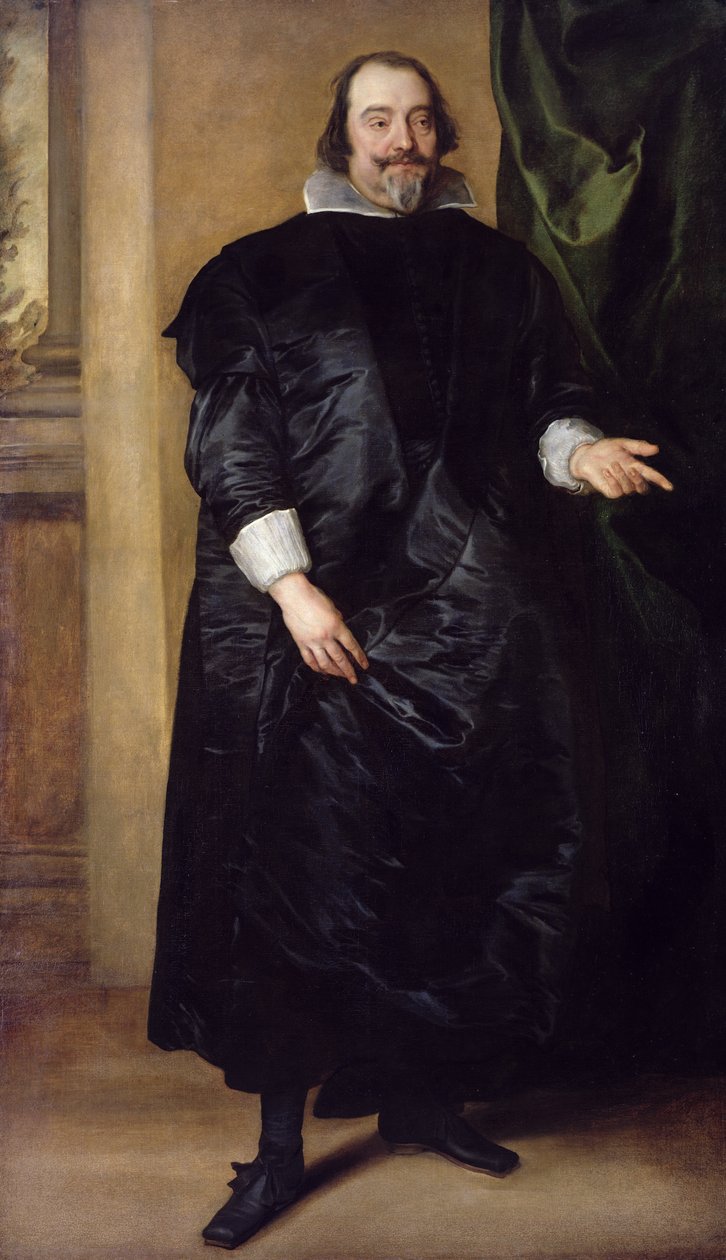 Joost de Hertoghe（d.1638）c.1635の肖像 作： アンソニー・ヴァン・ダイク