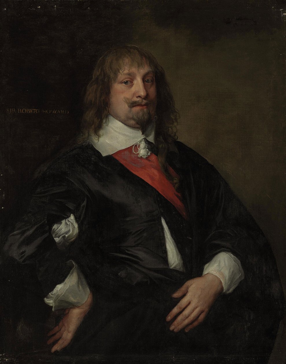 ロバート・ハワード卿（1626-1698）の肖像 作： アンソニー・ヴァン・ダイク
