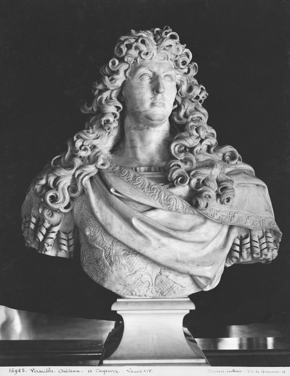 ルイ14世の胸像（1638〜1715）c.1678-81（大理石） 作： アントワーヌ・コワズヴォ
