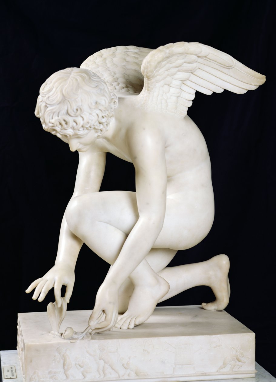 キューピッド、1817年（大理石） 作： アントワーヌ・ドゥニ・ショーデ