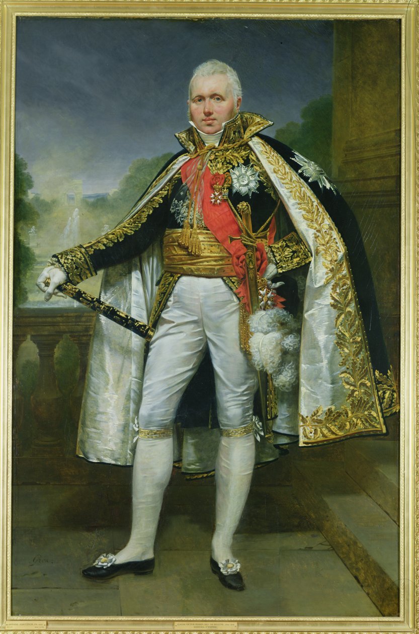 ビクトル、デュック・ド・ベルーヌとして知られるクロード・ビクター・ペリン（1764--1841） 作： アントワーヌ・ジャン・グロ