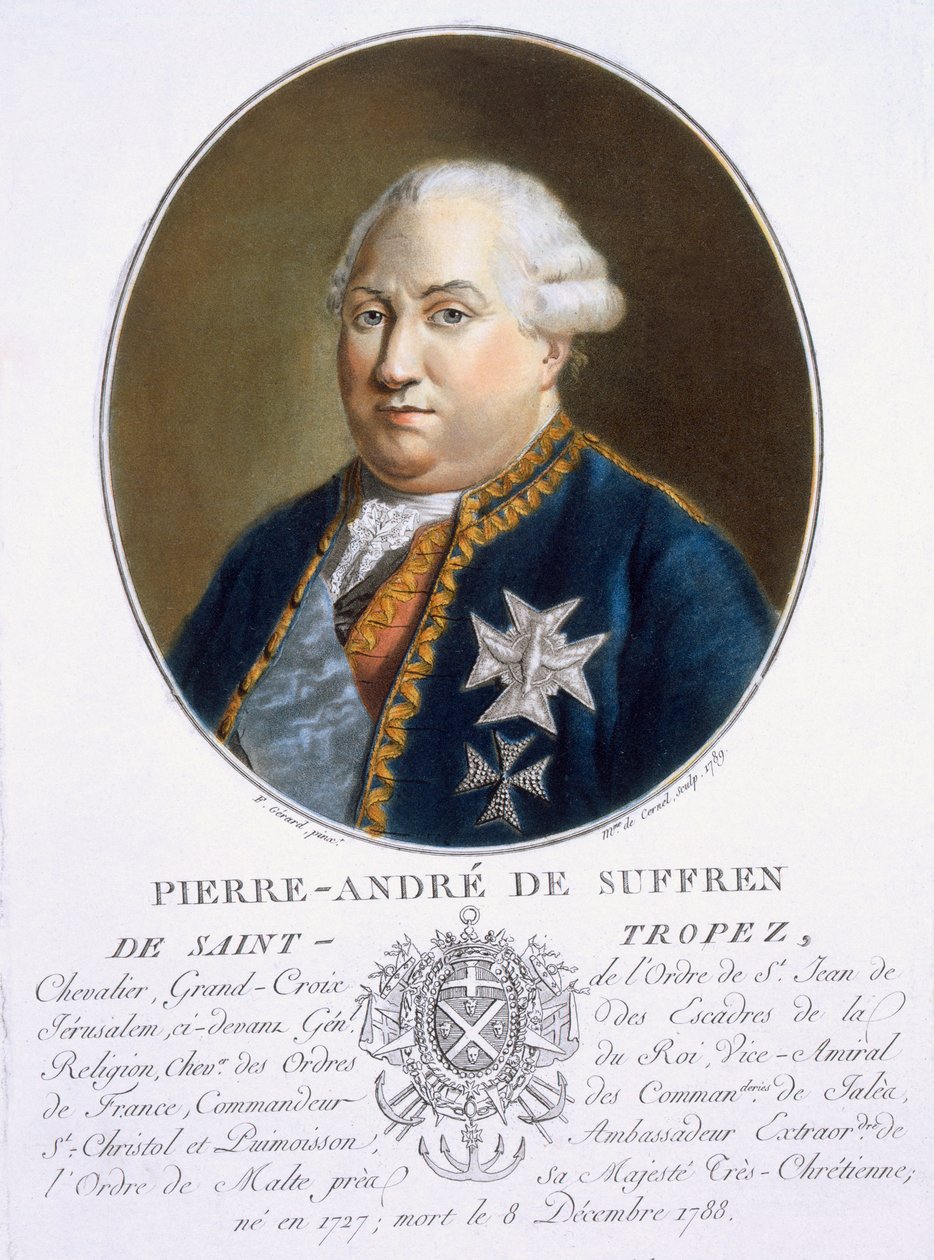 ピエール・アンドレ・ド・スフラン・ド・サン・トロペ、ピエール・ブリン発行、1786-92、パリ（col 作： アントワーヌ・ルイ・フランソワ・セルジェント・マルソー