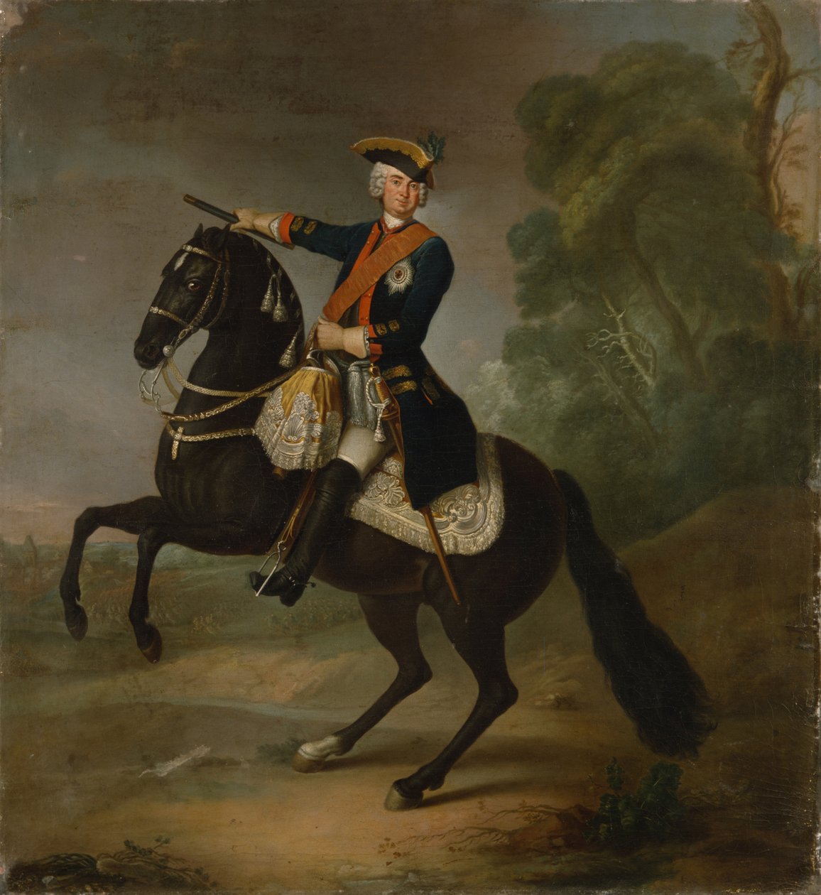 カート・クリストフ・グラフ・フォン・シュヴェリーン、1750年 作： アントワーヌ・ペーネ