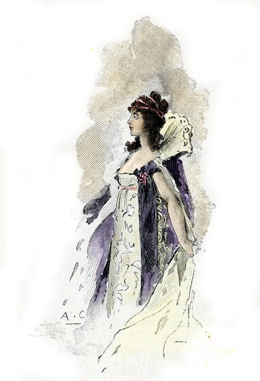 Desire Clary (1777-1860) の肖像 1818 年のスウェーデンの女王 (1818 年のスウェーデンの女王 Desire Clary の肖像) 作： アントワーヌ・カルベ