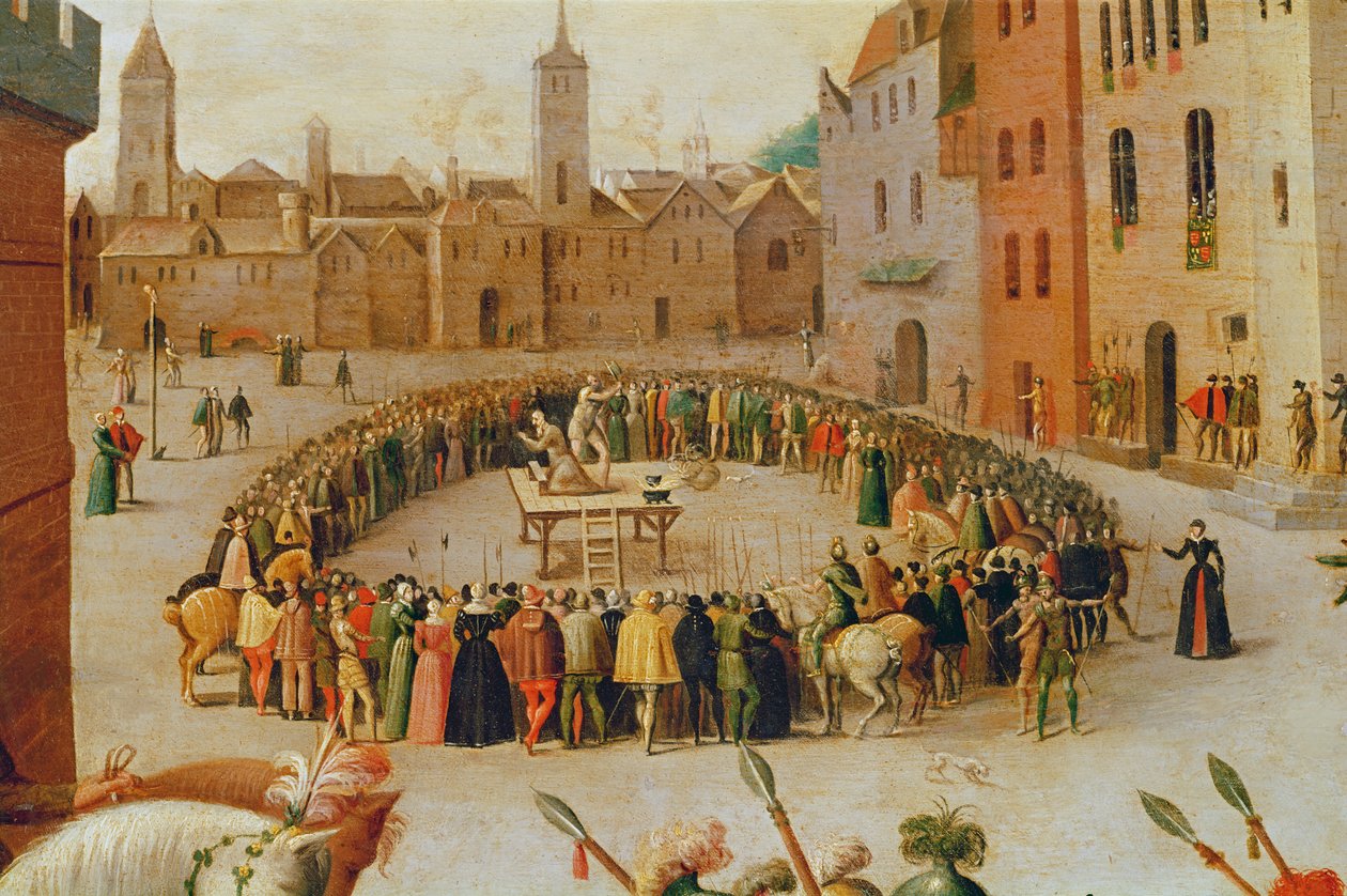 1535年のトーマスモア卿の処刑 作： アントワーヌ・キャロン