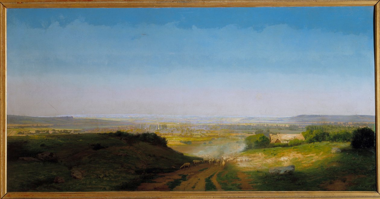 アントワーヌ・シャントルイユ（1814-1873）の宇宙画 1869 Sun.1,02×2,02 m . 作： アントワーヌ・シントルイユ