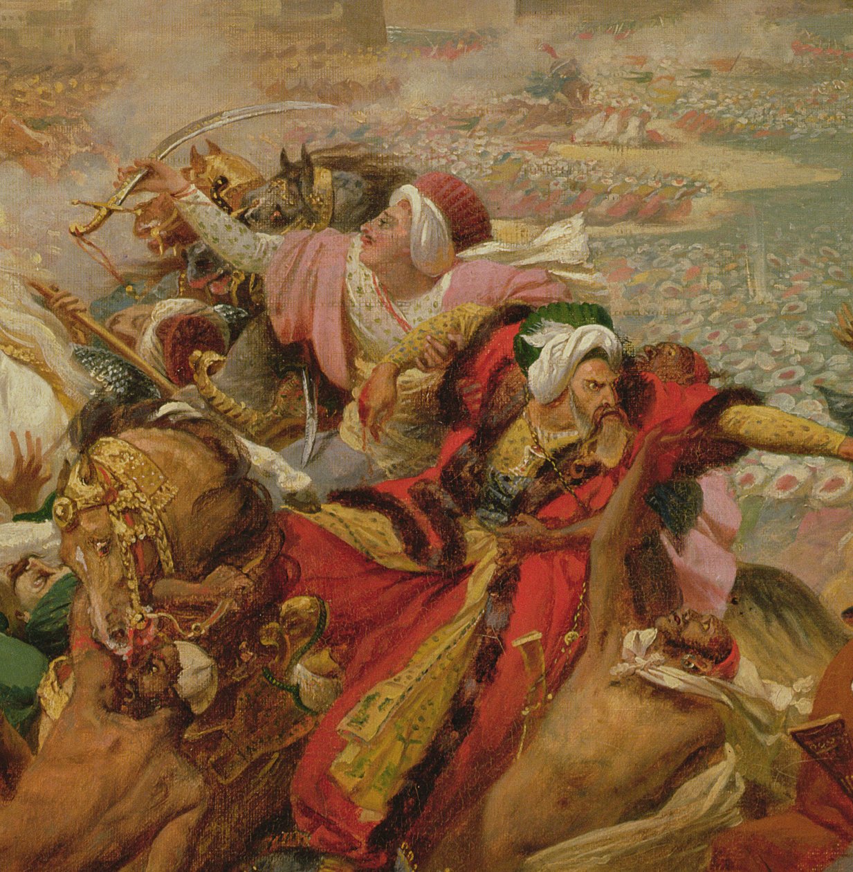 ムラート1799年7月25日にアブキールでトルコ軍を倒した（詳細）、1805年頃（キャンバスに油彩を搭載） 作： アントワーヌ・ジャン・グロ