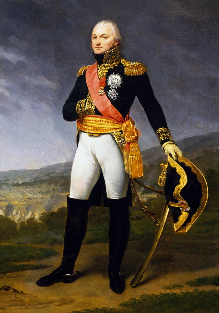クロード・ジャスト・アレクサンドル・ルイ・ルグランの肖像（1762-1815）、フランスの将軍、ジャン・アントワーヌ・グロ（1771-1835）による絵画 作： アントワーヌ・ジャン・グロ