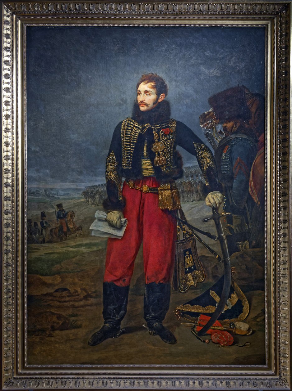ステッティンの駐屯地の降伏を受けたアントワーヌ・シャルル・ルイ・ド・ラサール将軍の肖像、1808年 作： アントワーヌ・ジャン・グロ