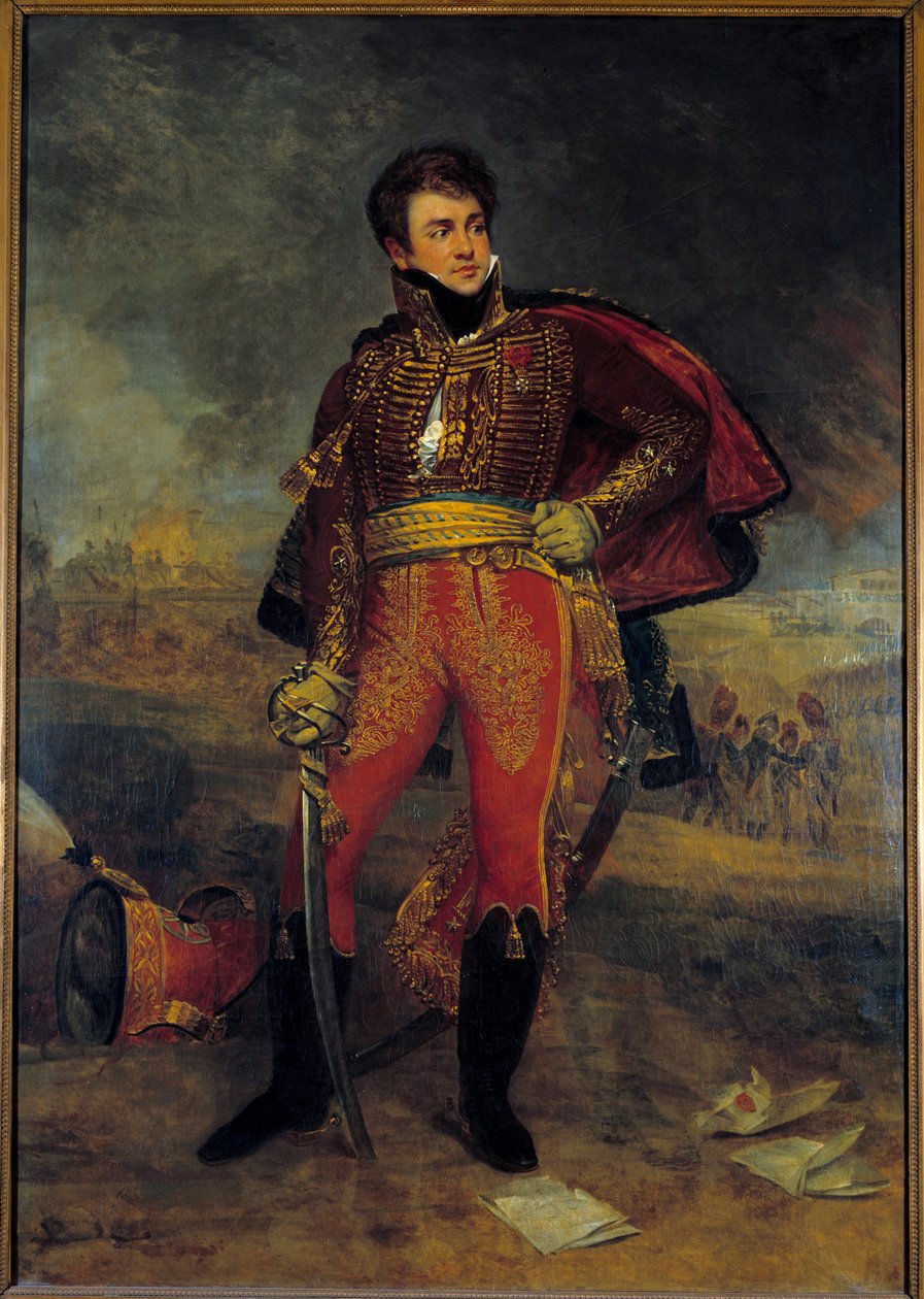フランソワ・フルニエ・サルロヴェーズ将軍（1773-1827）の肖像 アントワーヌ・ジャン・グロ（1771-1835）の絵画 作： アントワーヌ・ジャン・グロ