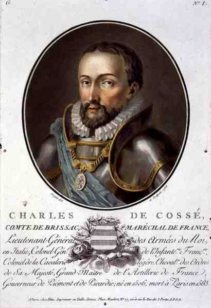 フランス陸軍司令官ブリサック伯爵シャルル・ド・コッセの肖像（1506-63年） 作： アントワーヌ・ルイ・フランソワ・セルジェント・マルソー
