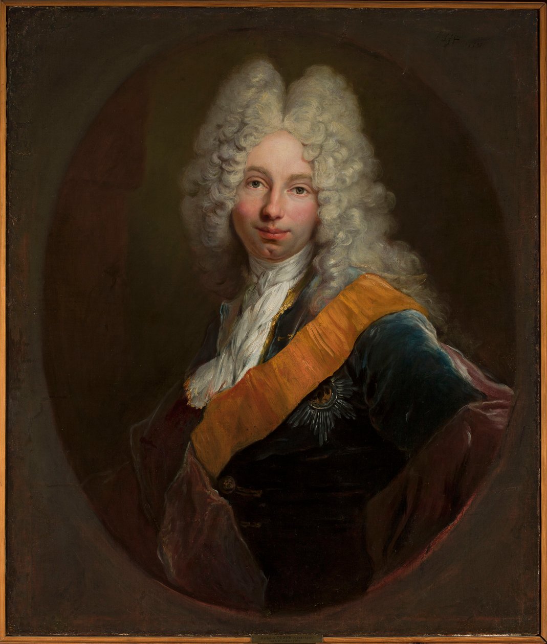 フリードリヒ・ヴィルヘルム・ケトラー（1692-1711）（かつらと黒鷲勲章を身につけた男性の肖像） 作： アントワーヌ・ペーネ