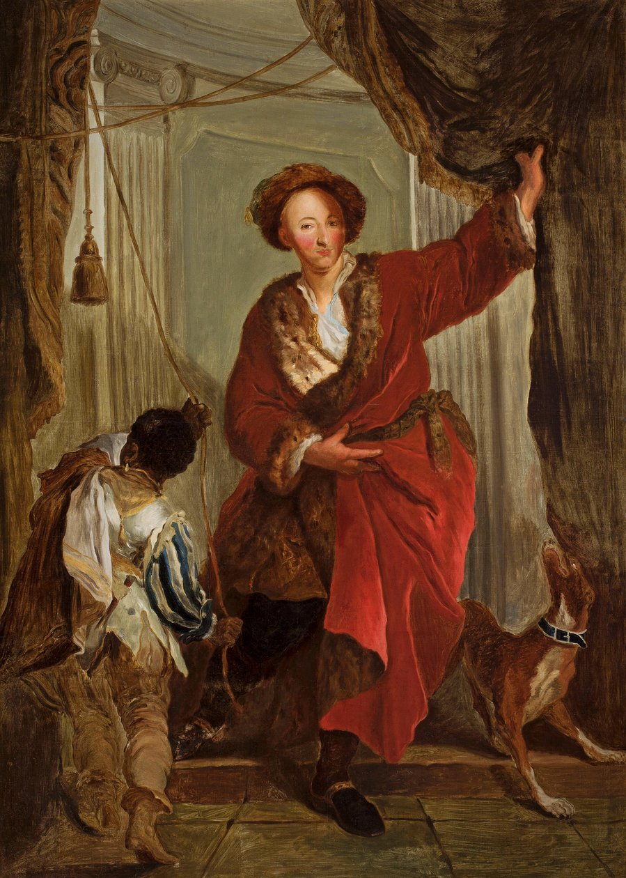 フリードリヒ・エルンスト・フォン・クナイハウゼン（1678-1731）の肖像 作： アントワーヌ・ペーネ