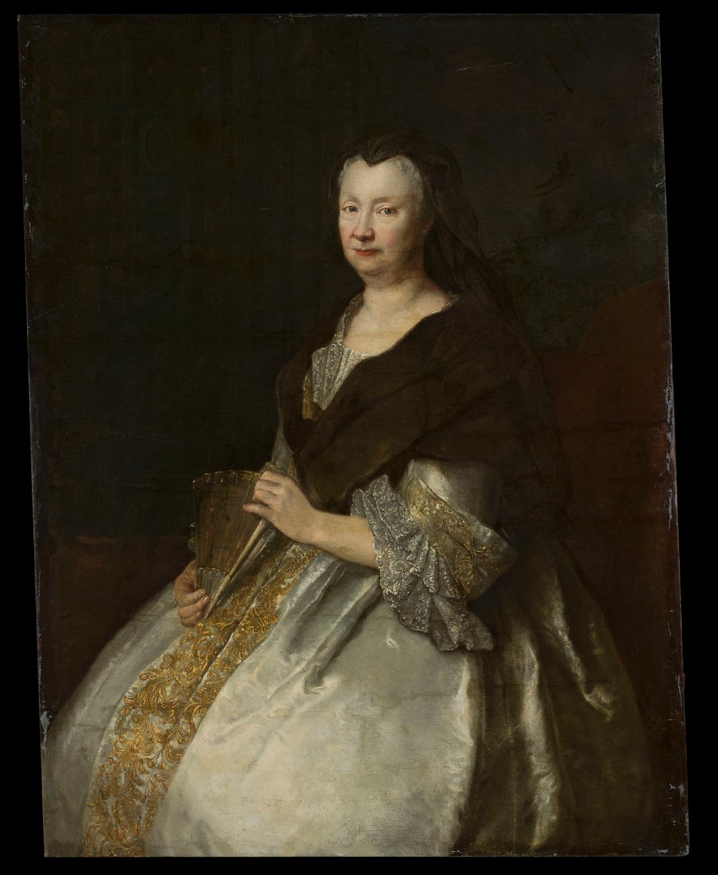 ゾフィア・ヤドヴィガ・フォン・テッタウの肖像（ソフィア・ヘートヴィヒ・フォン・テッタウ 1662-1733） 作： アントワーヌ・ペーネ