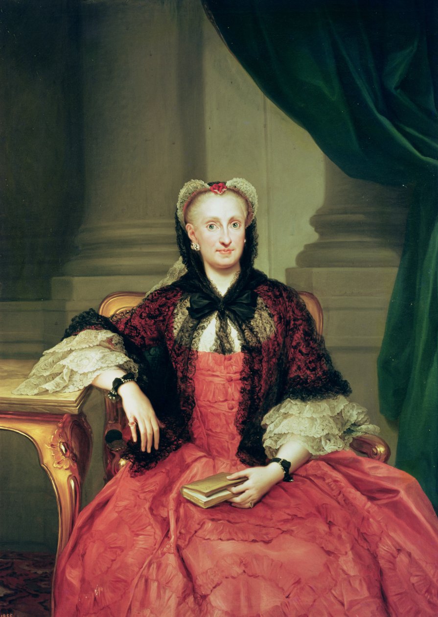 ザクセンのマリア・アマリア（1724-60）スペインの女王 作： アントン・ラファエル・メングス