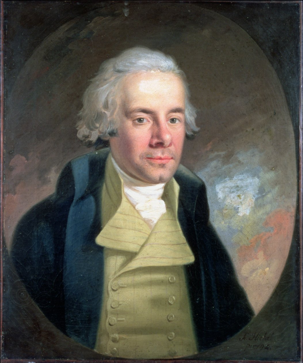 ウィリアム・ウィルバーフォースの肖像 (1759-1833) 作： アントン・ヒッケル