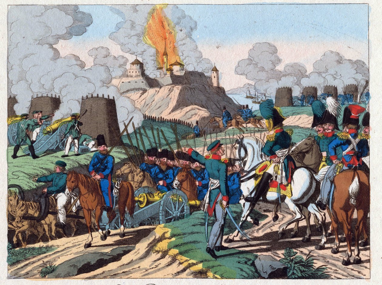 露土戦争 (1828–29) - 6 月 7 日のブライロフ要塞包囲戦 作： アントンポールアイゼン
