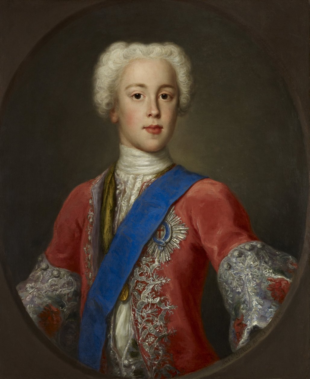 チャールズエドワードスチュアート王子、1720年-1788年。ジェームズフランシスエドワードスチュアート王子の長男 作： アントニオ・デイビッド