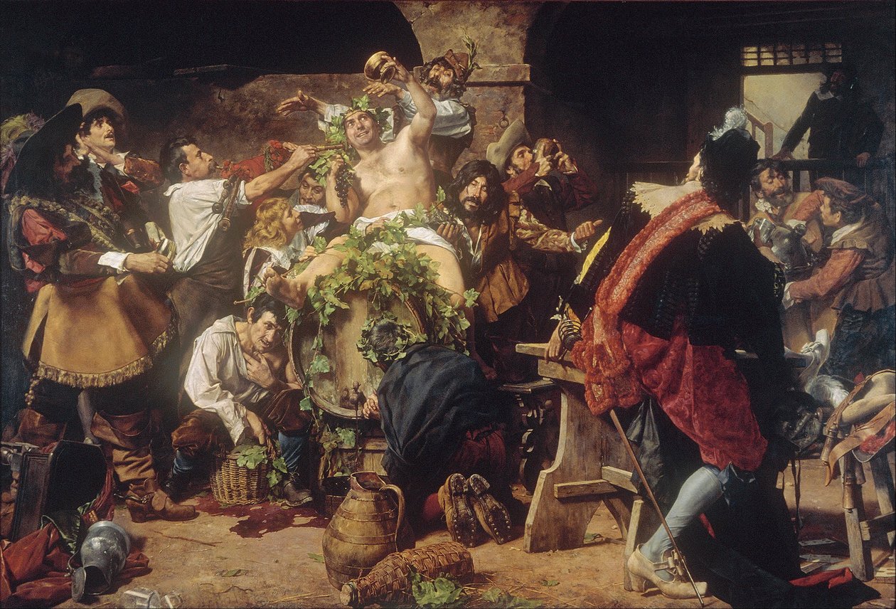 The Drunkards（Bacchanal） 作： アントニオ・マリア・ファブレス・イ・コスタ