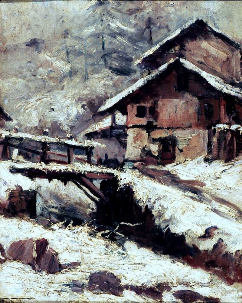 雪のスイス 作： アントニオ・パレイラス