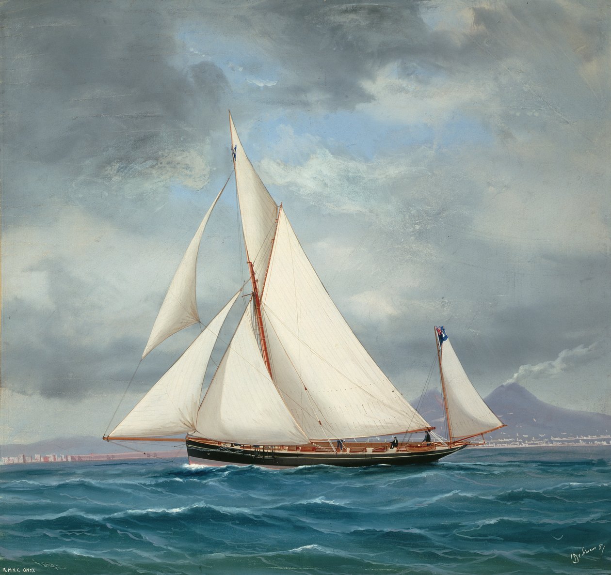 Yawl ONYX、52トン、1889 作： アントニオ・デ・シモーネ