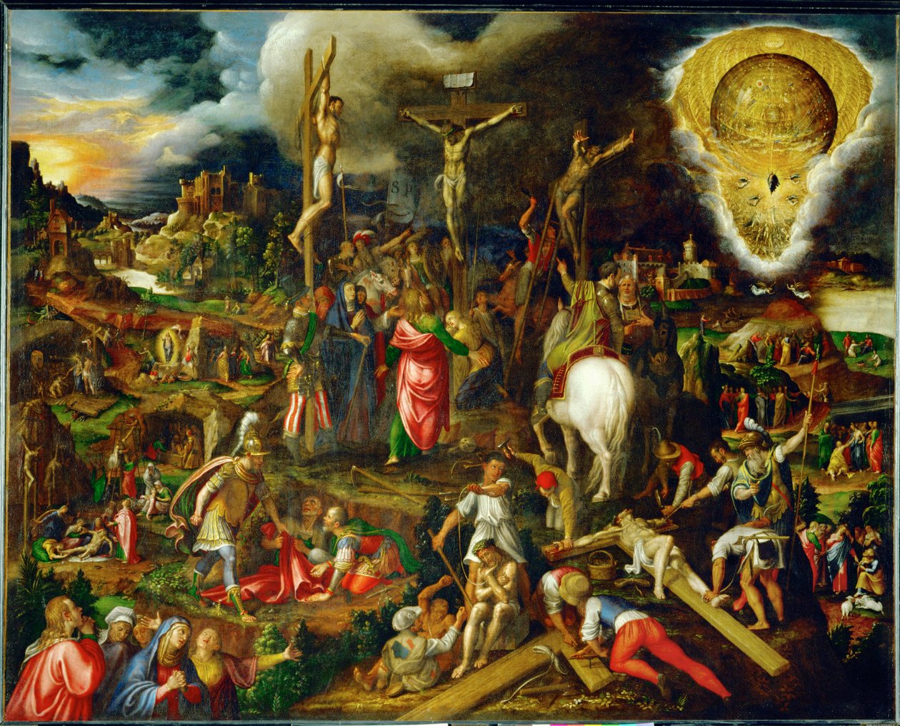 キリストの受難、復活、昇天の神秘 作： アントニオ・カンピ