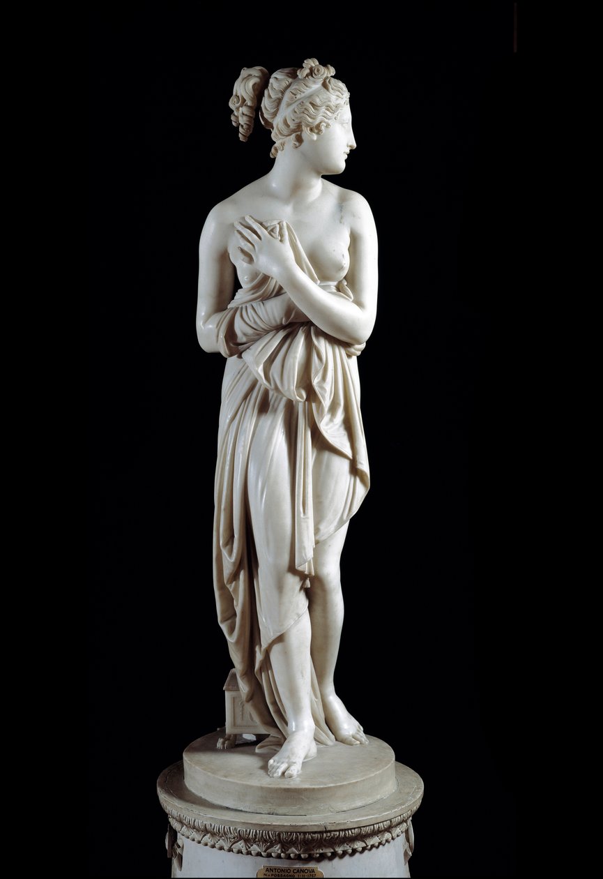 大理石のヴィーナス像（高さ172cm）、アントニオ・カノーヴァ（1757-1822）作 作： アントニオ・カノーヴァ