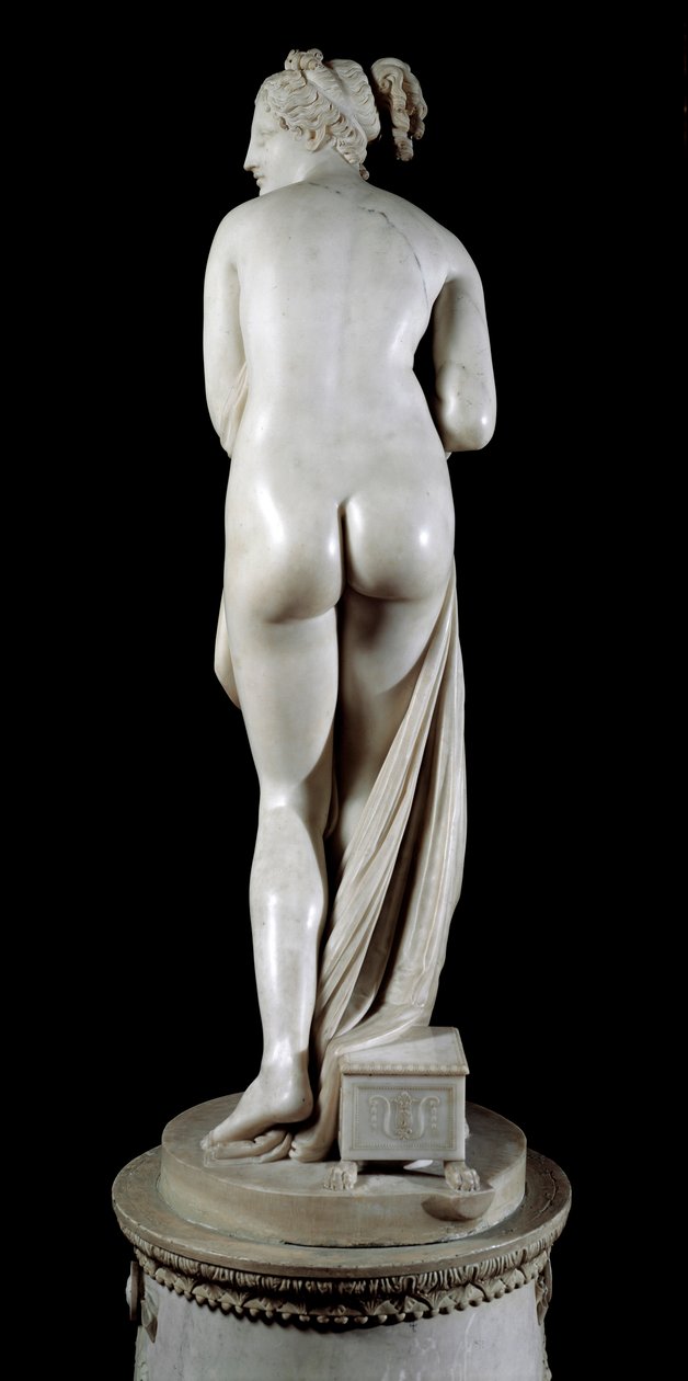ヴェネレ・イタリカ。アントニオ・カノーバ（1757-1822）による大理石の彫刻 作： アントニオ・カノーヴァ