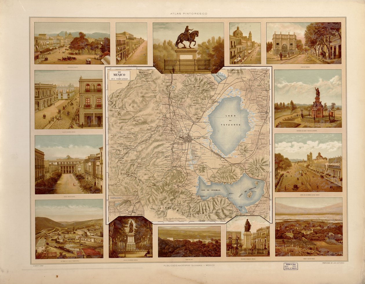 メキシコ合衆国絵画・歴史地図帳所在地 2008621671-16 作： アントニオガルシアキューバス