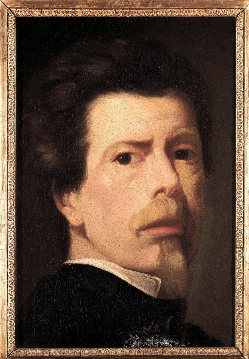 自画像。アントニオ・マリア・エスキベル・イ・スアレス・デ・ウルビナ（1806-1857）による絵画。油彩・キャンバス 作： アントニオマリアエスキベリスアレスデウルビナ
