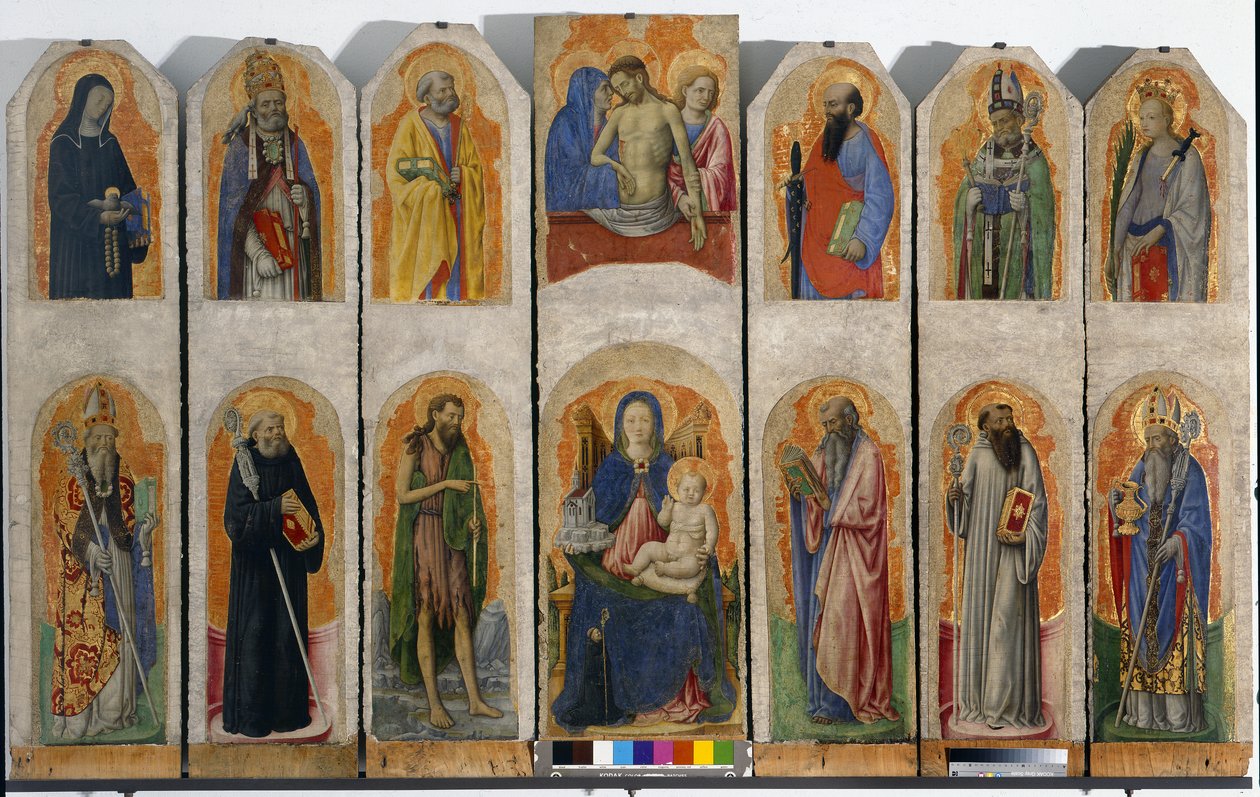 プラハのポリプティック、1448年頃 作： アントニオ・ビバリーニ