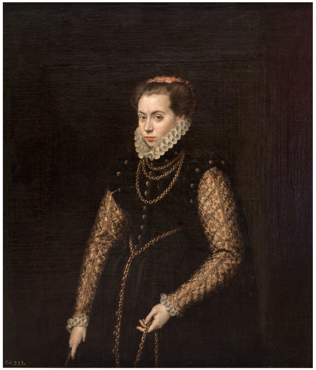 スペイン語  La dama de las cadenas de oro 金の鎖の貴婦人 作： アントニス・モル