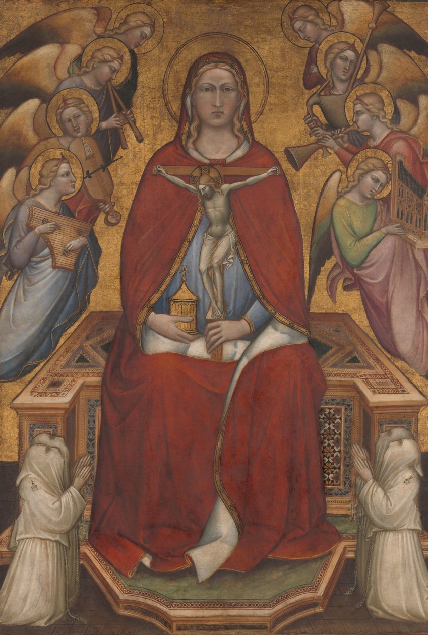 聖十字架を持っている聖マリアマグダーレン、c.1395-1400 作： Aretino Luca SpinelloまたはSpinelli