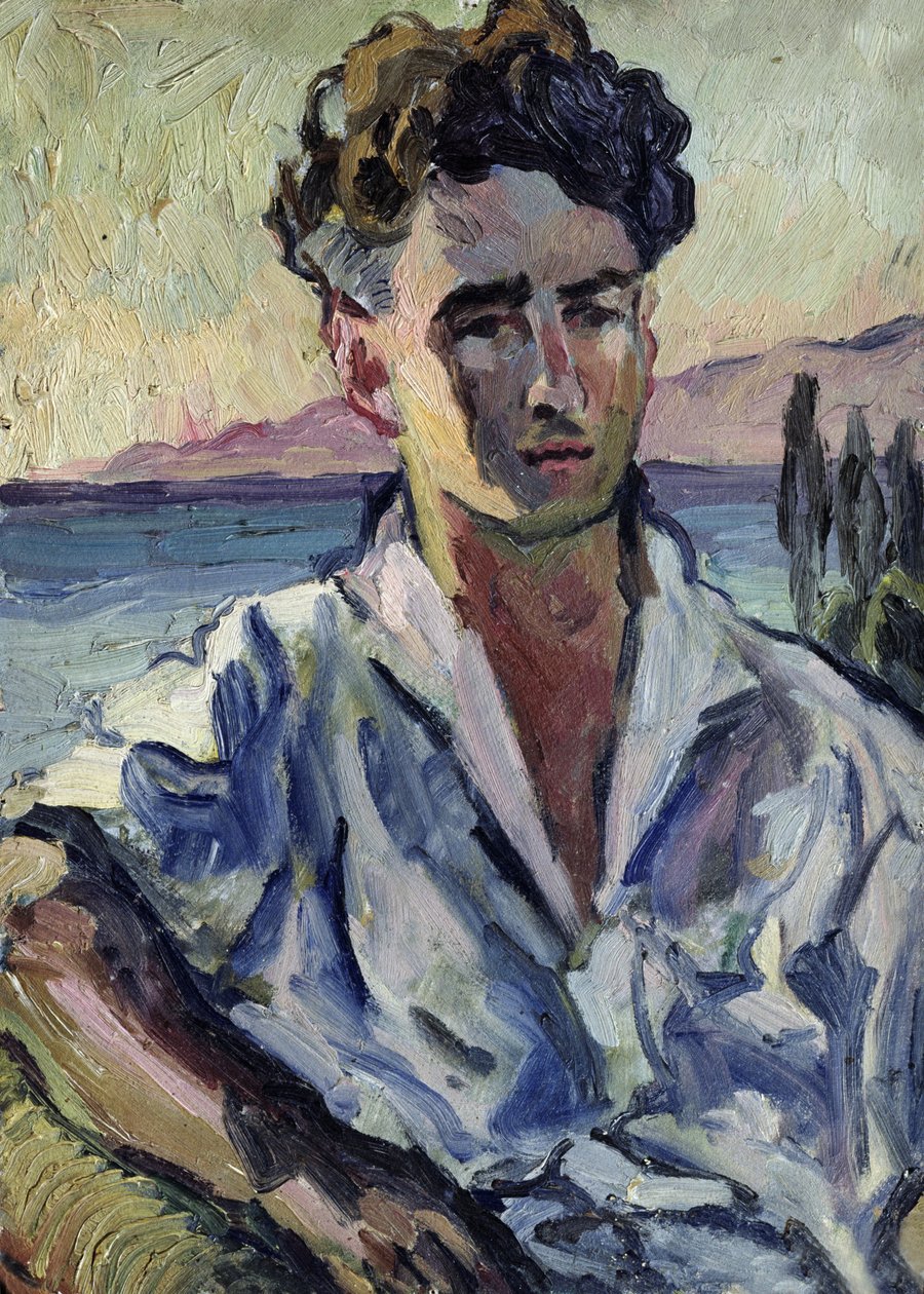 Iosif Utkin、1931（carboard on oil） 作： アリスターフ・ヴァシリエビッチ・レントゥロフ
