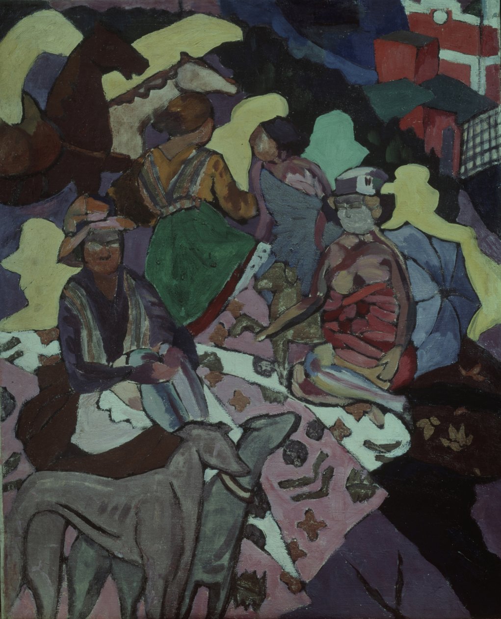 海辺で、1915-1916 作： アリスターフ・ヴァシリエビッチ・レントゥロフ
