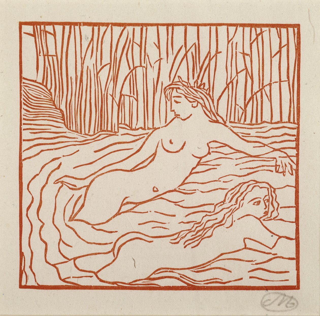 Galatea im Wasser 作： アリスティド・マイヨール