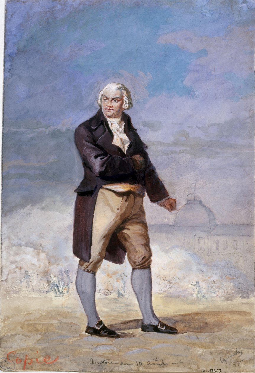 ジョルジュ・ジャック・ダントンの肖像 1759-1794, 1879. 作： Armand Cyboule
