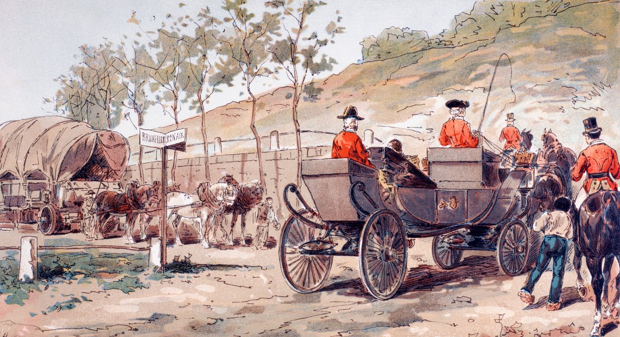 1830年、1886年頃のベルギーのレオポルド1世の王室馬車 作： アルマンジャンハインズ