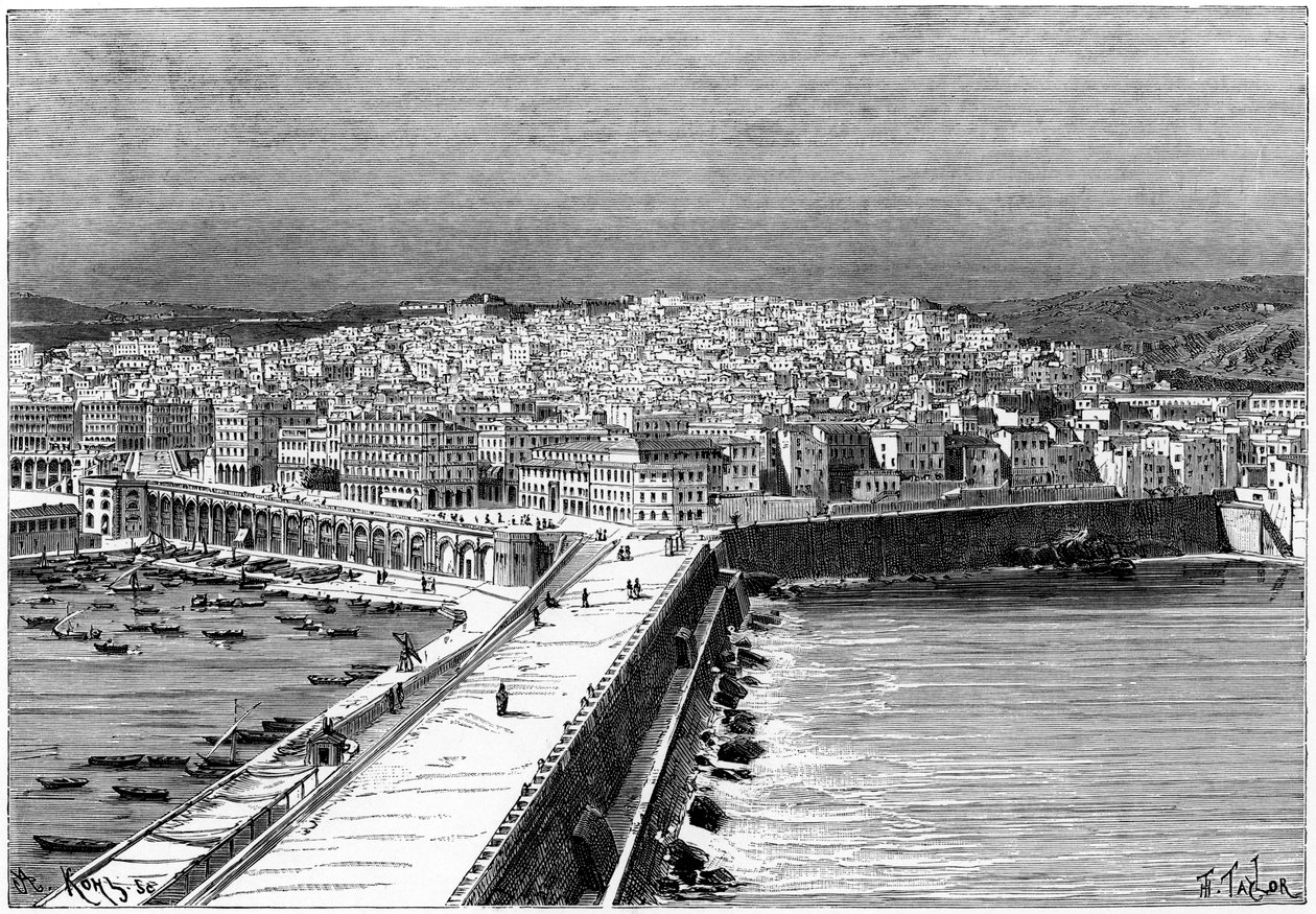 アルジェ、アルジェリア、c1890。 作： アーマンド・コール