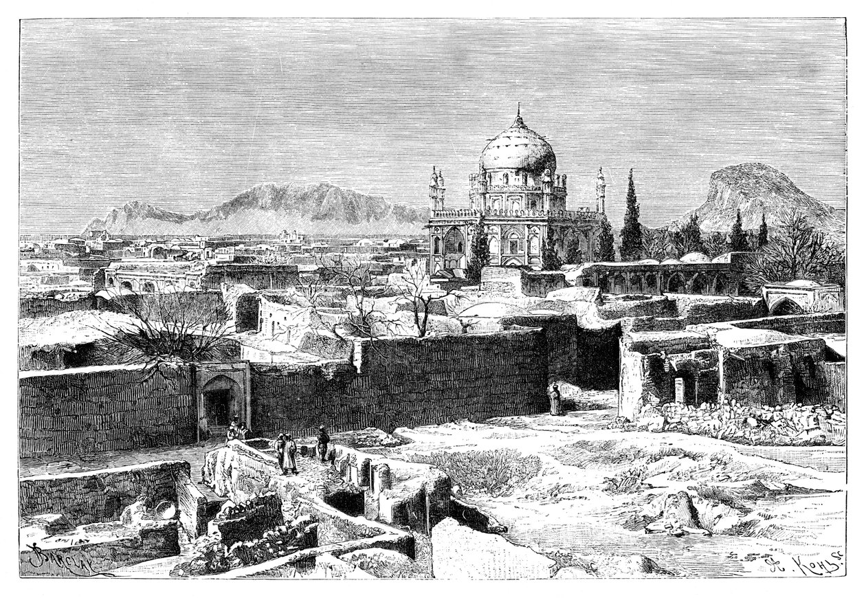 1895年、アフガニスタンのカンダハール。 作： アーマンド・コール