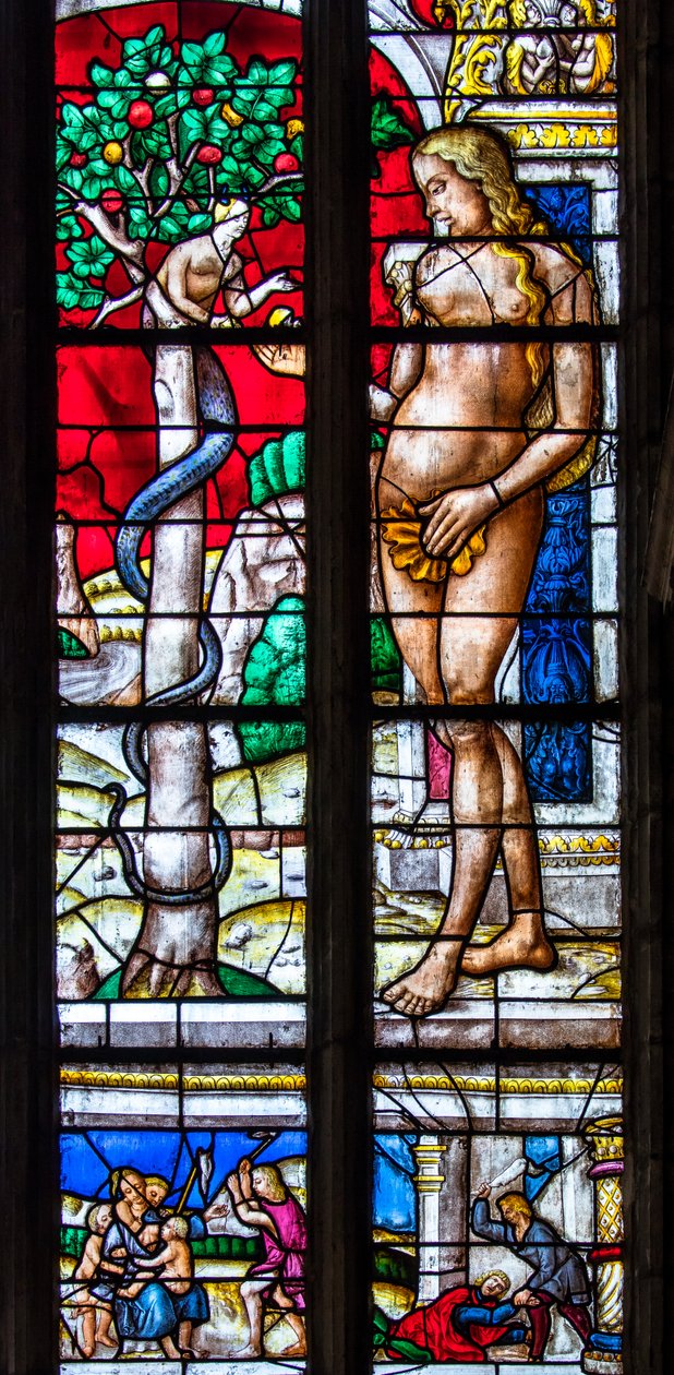 サント＝マリー大聖堂、オーシュ、ジェール、2018年（ステンドグラス窓） 作： アルノードモール