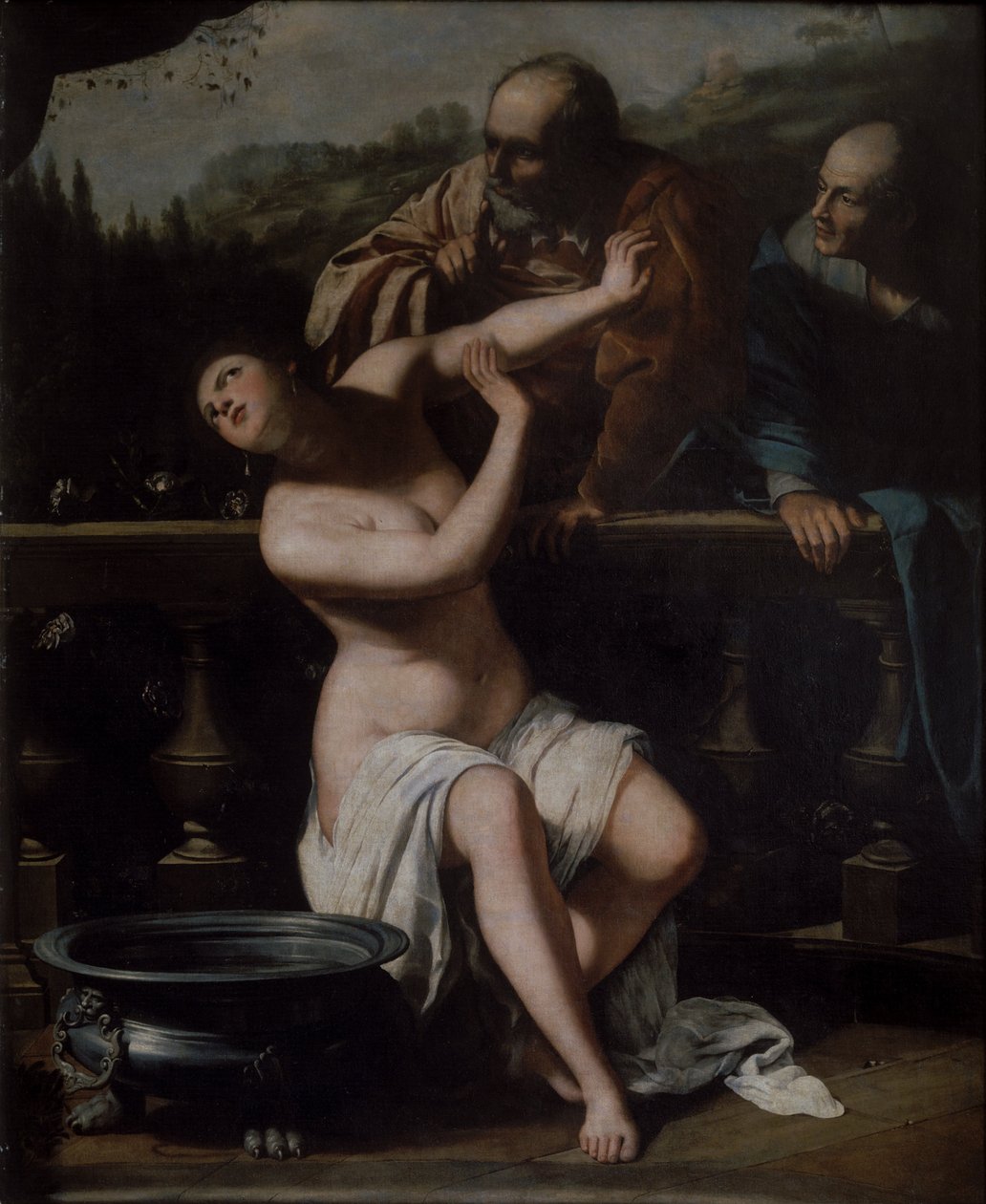 スザンナと長老 作： Artemisia Gentileschi