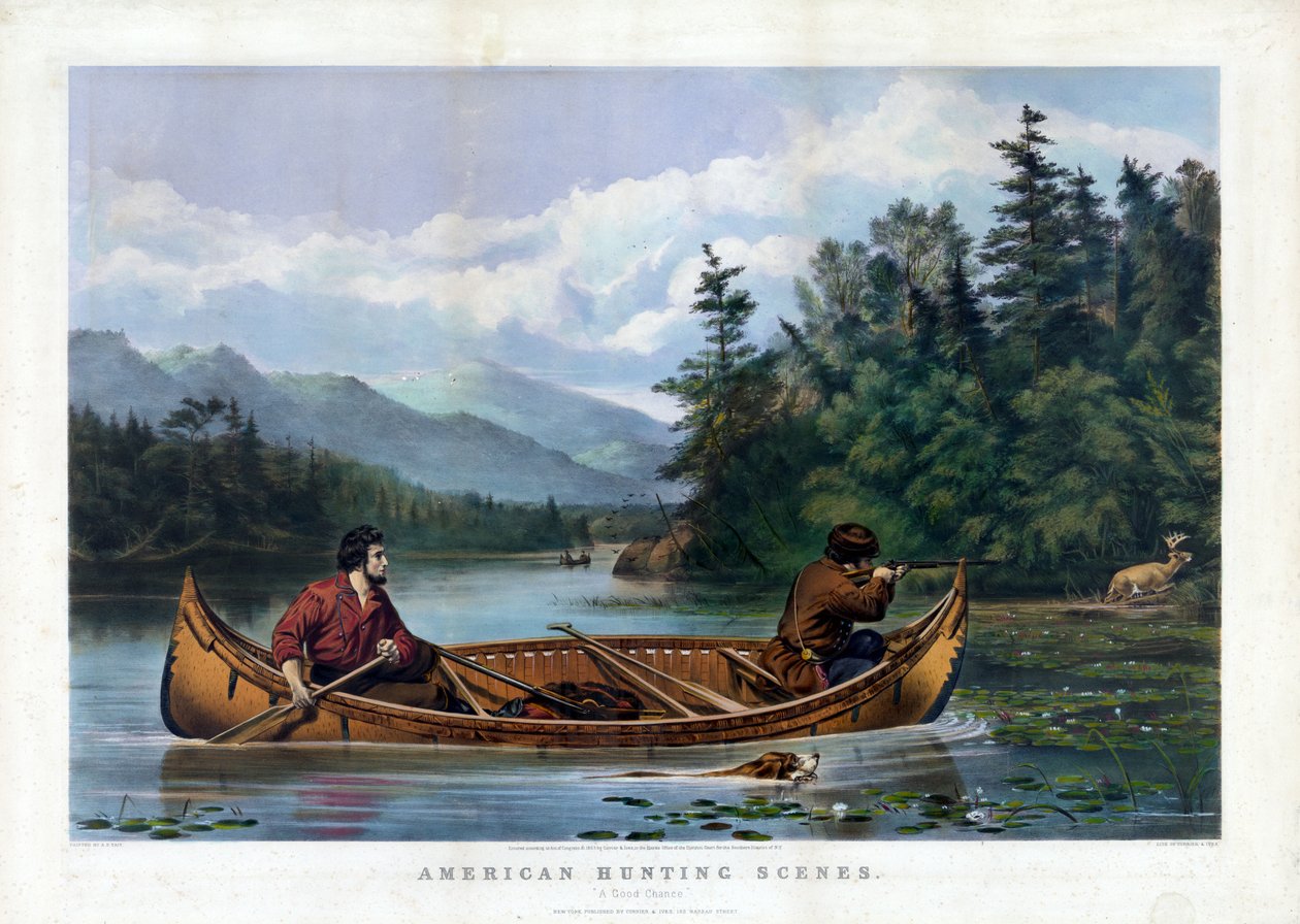 良い変化、Currier＆Ives刊、1863年 作： テイト後のアーサー・フィッツウィリアム