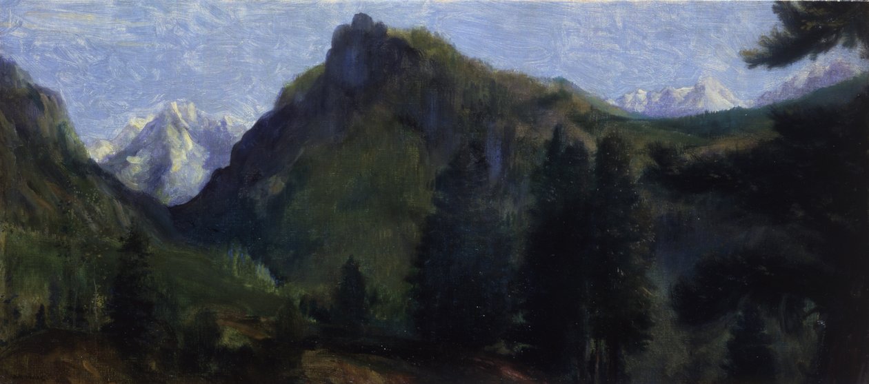 春の最愛の山、1906-07年頃 作： アーサー・ボウエン・デイビス