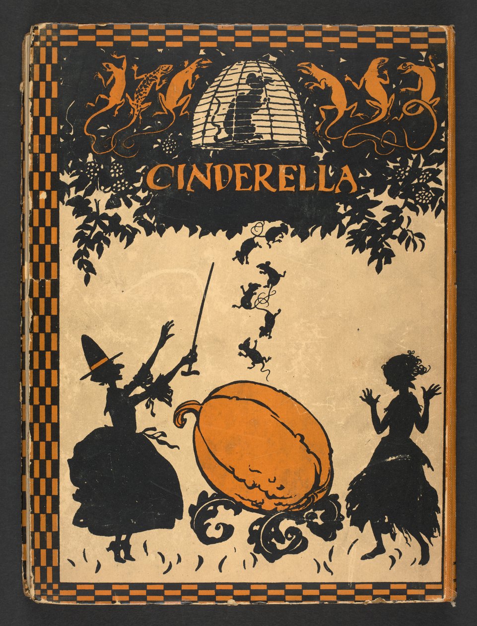 シンデレラの表紙、C.S. Evans による再話、Arthur Rackham による挿絵 作： アーサー・ラッカム