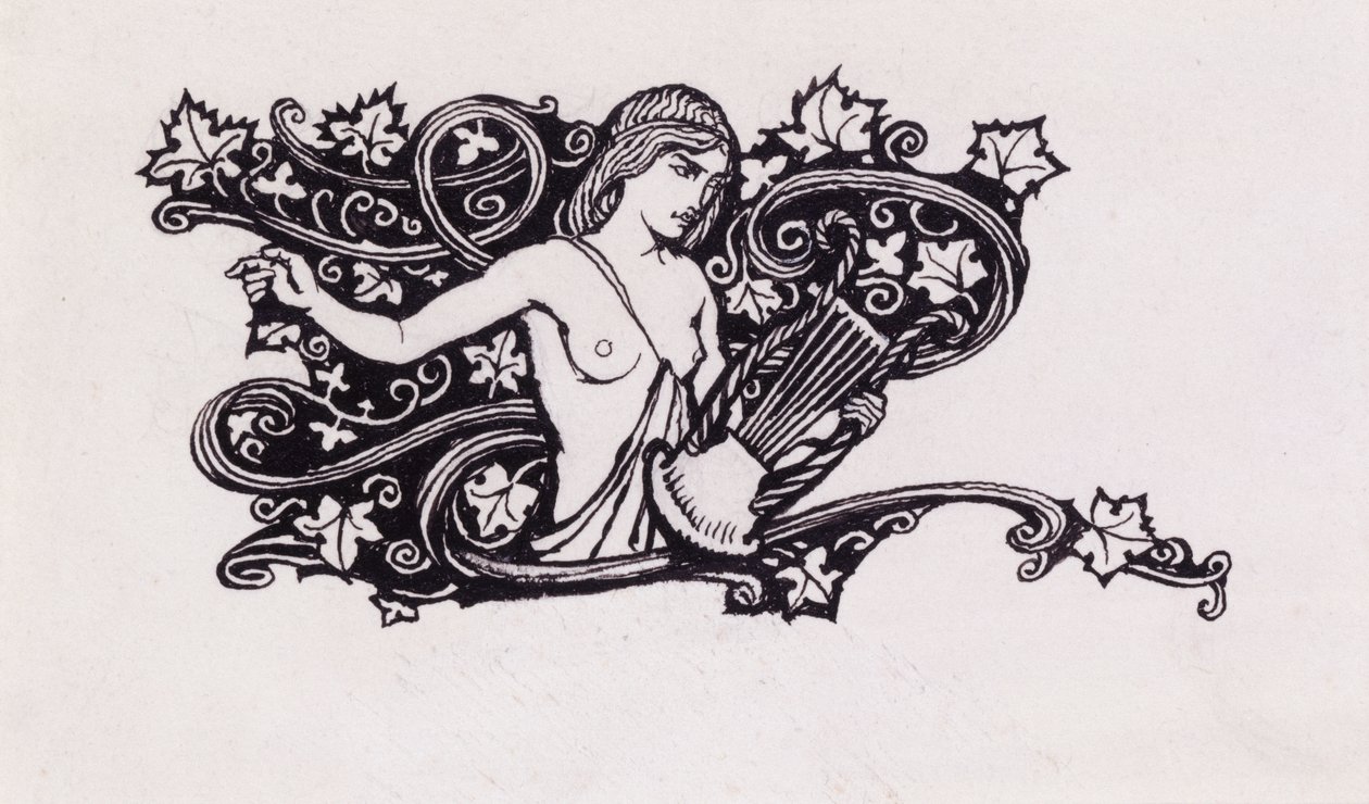 Sweetest Echo、Sweetest Nymph、Comusのイラスト、John Milton（1608-74）、1921年発行のバージョン 作： アーサー・ラッカム