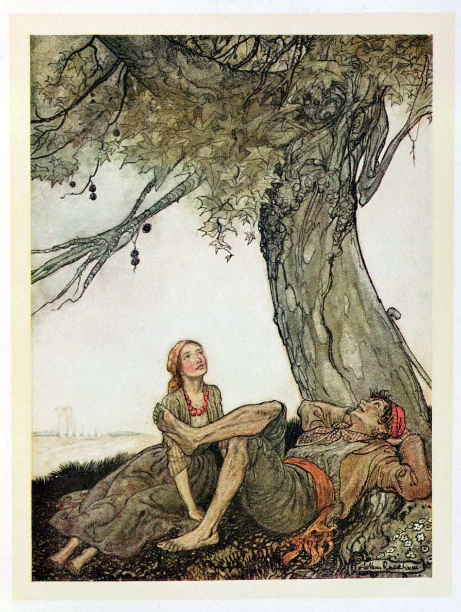 アーサー・ラッカム 挿絵本 ワンダー・ブック 1928 古書 挿画本