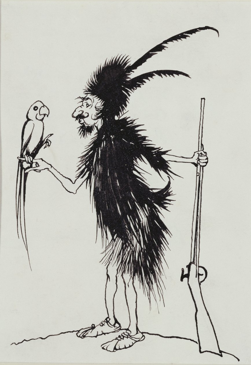 Ting-a-Ting Tang Poor Old Robinson Crusoe 作： アーサー・ラッカム